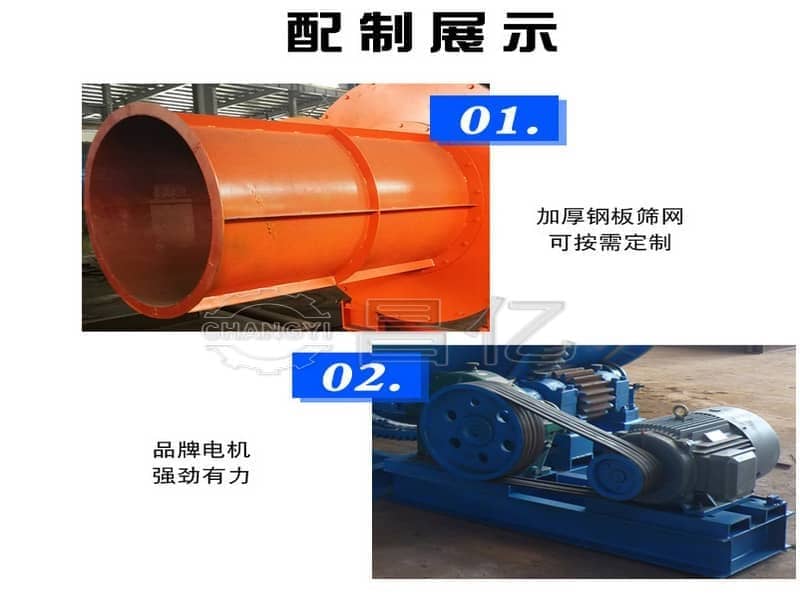 大型圓筒洗石機